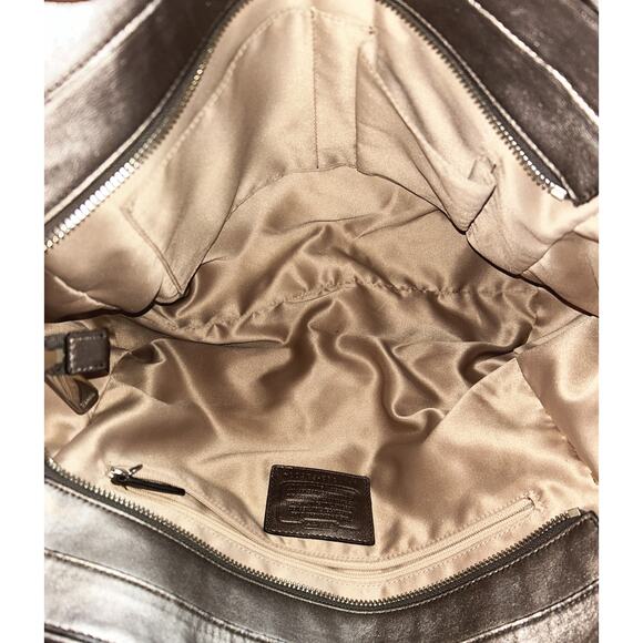 Coach Taylor Alexis Snakeskin Carryall Satchel Handbag Authenticated F26034] - Picture 7 of 14